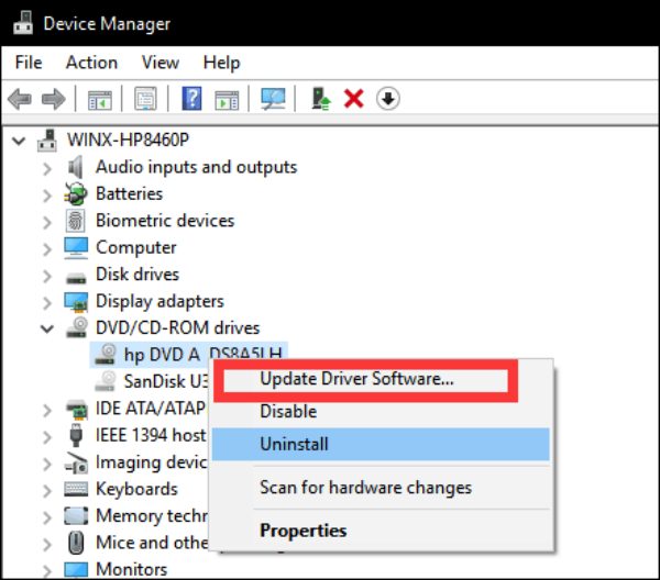 Update Dvd Driver