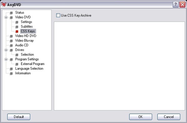 Anydvd วีดีโอดีวีดี CSSkeys