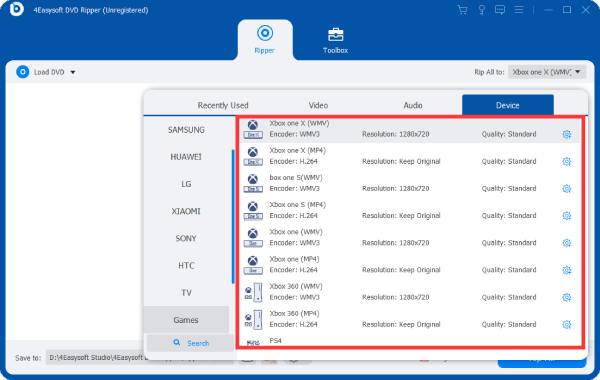 Vyberte Console Model 4easy