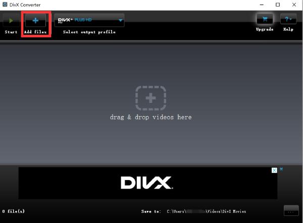 导入 Divx 文件 Divx