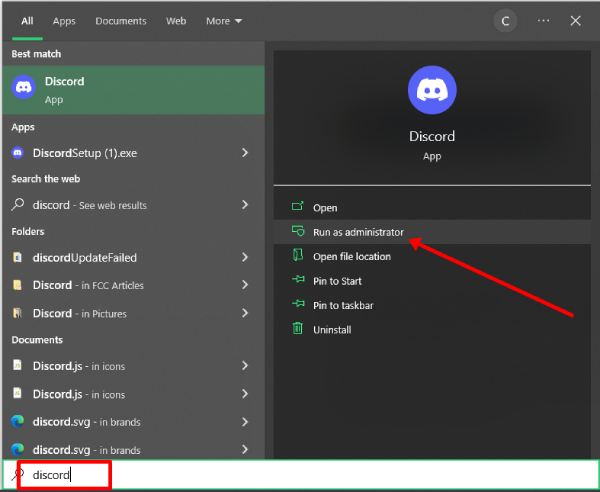 Discord को एडमिनिस्ट्रेटर के रूप में चलाएँ