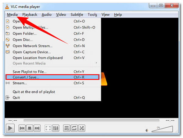 تحويل وحفظ برنامج Vlc Media