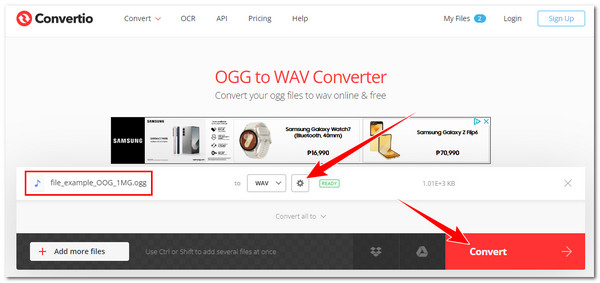 Convertio Ogg 변환