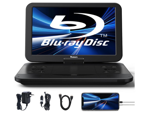 مشغل أقراص Blu Ray Naviskauto مقاس 15.4 بوصة