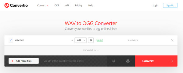 Converter Wav para Ogg