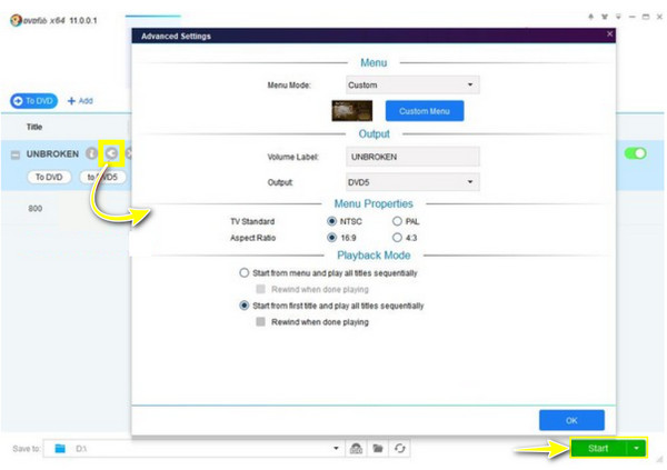 Dvdfab Adjust Settings