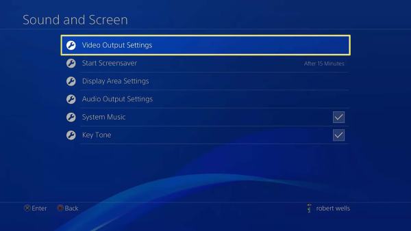 Ps4 Video Output Settings