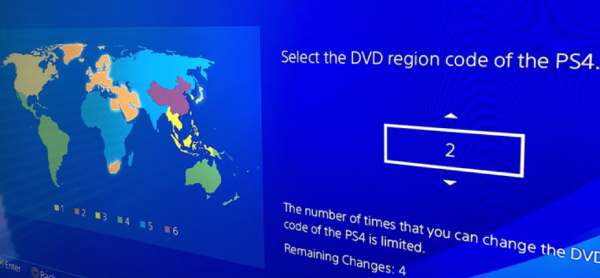 Change Ps4 Dvd Region