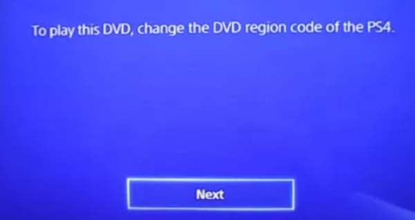 Dvd Region Alert Ps4