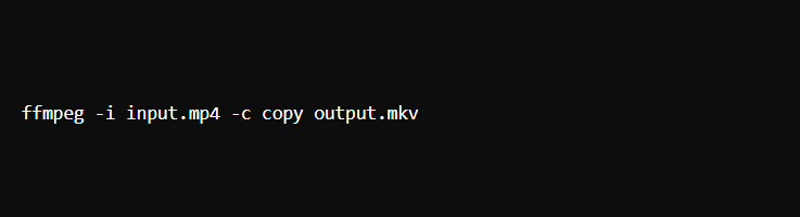 Ffmpeg Input The Command