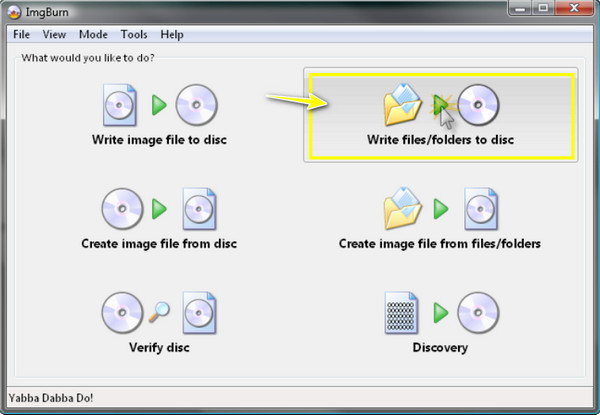 Imgburn Write Files To Disc