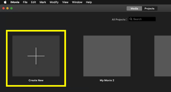 Imovie Create New