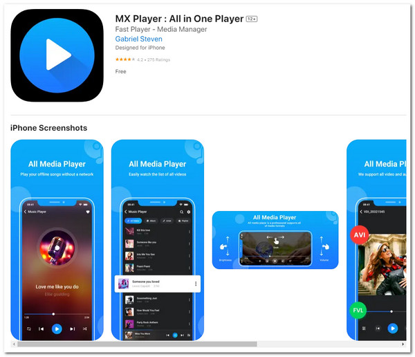 Mxplayer Interface