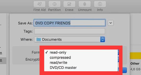 Name Video From Dvd Disk Utility