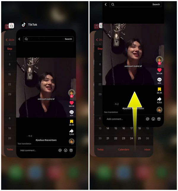 Käynnistä Tiktok App uudelleen