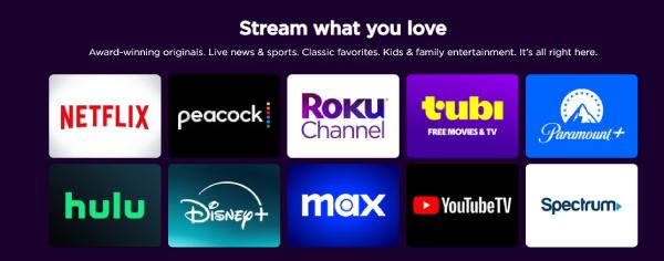 Roku Streaming Platforms