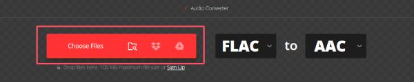 Importer Flac Convertio