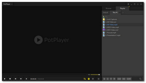 Potplayer Interface