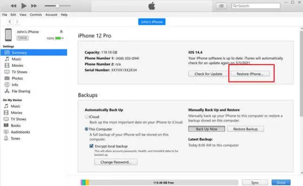 Restore To Remove Icloud Account