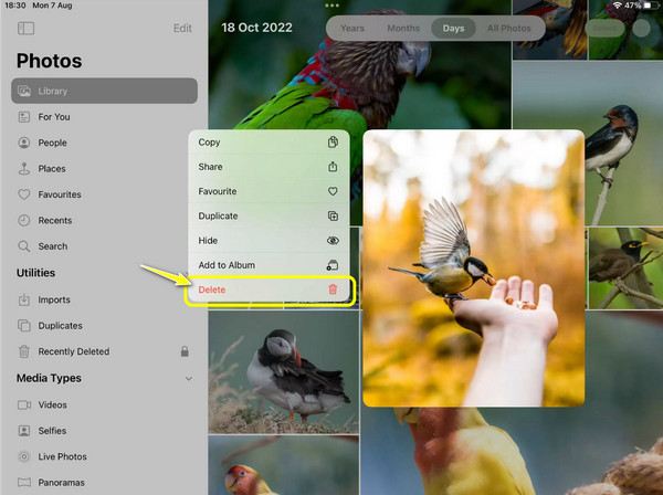 Default Way To Delete Ipad Photos