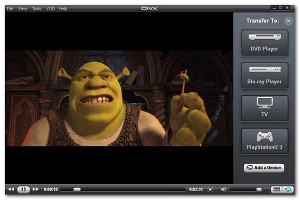 Divx Interface