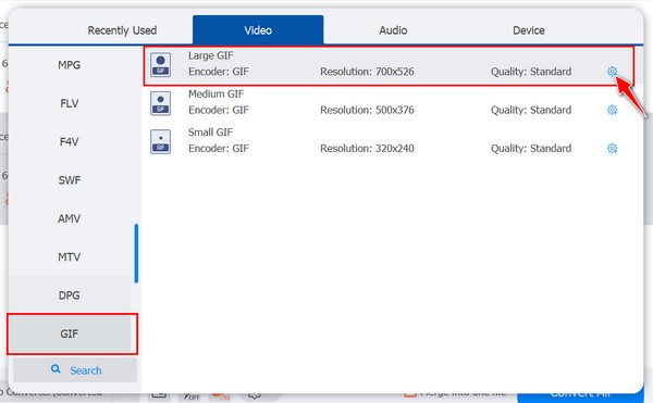 4Easysoft Edit Gif Settings