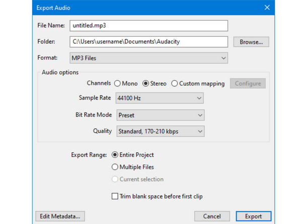 Audacity Compress Wav