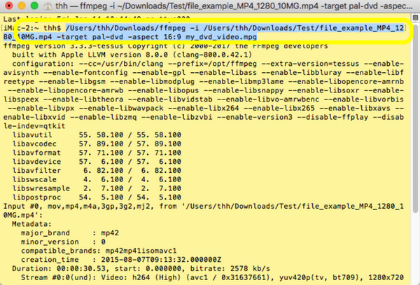 Command Line Transcode Files