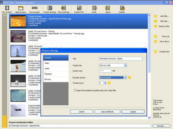 DVD Flick DVD Authoring Software