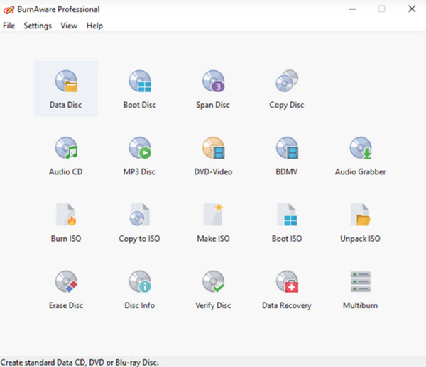 Burnaware DVD Creator Software