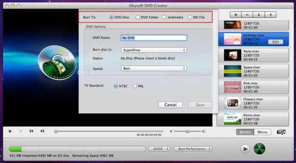 Iskysoft DVD Creator Software