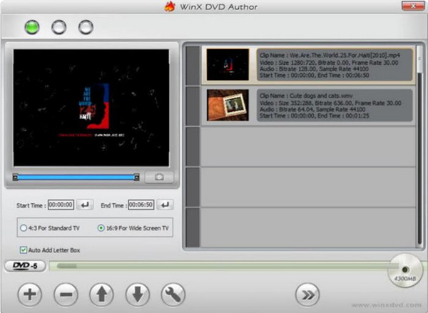 Winx DVD Creator Software