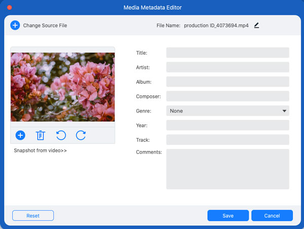 Toolbox Media Metadata Editor Add Files MVC